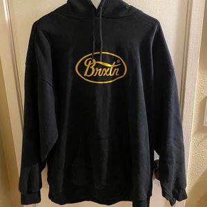 Brixton Hoodie - Black - Mens XL